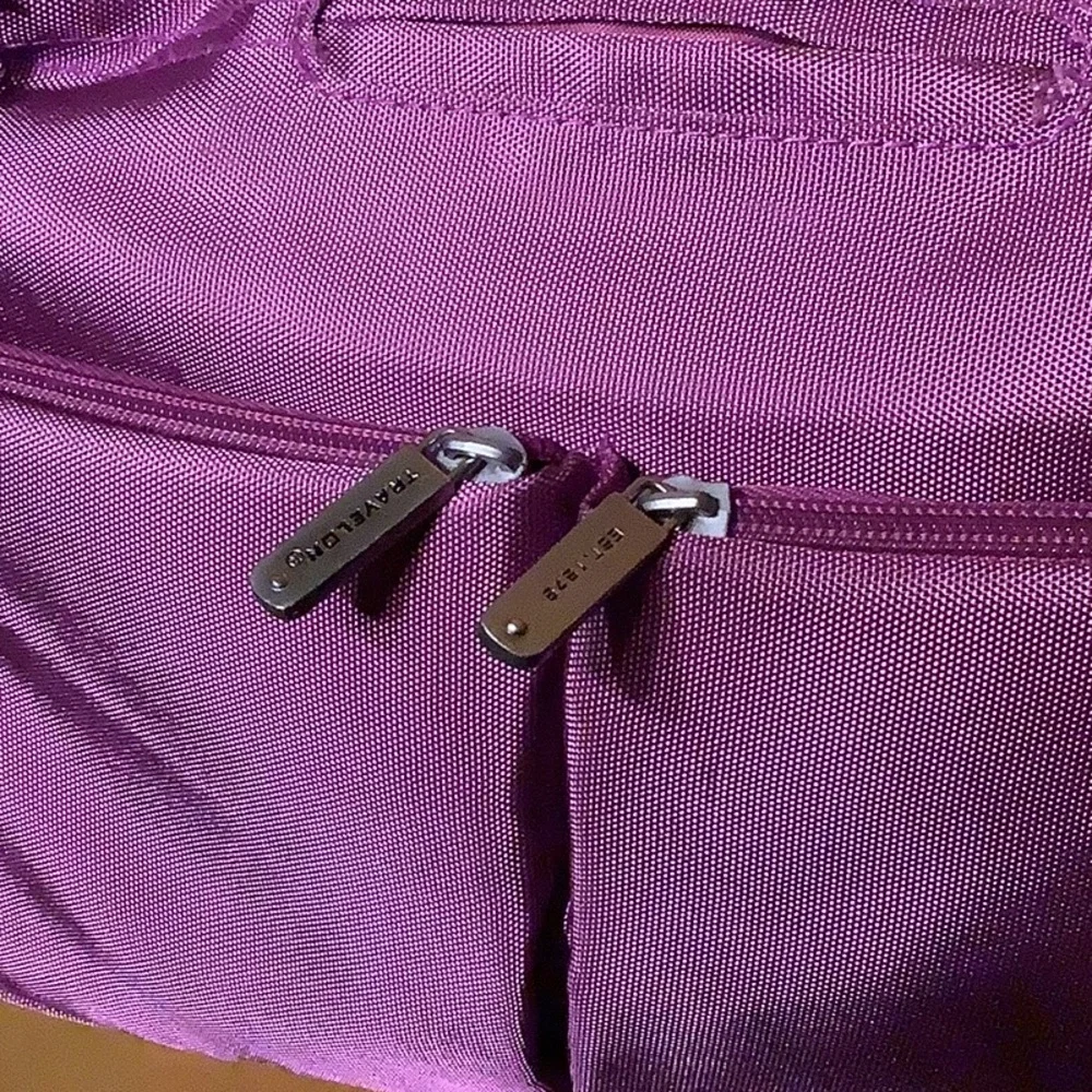Travelon Mauve nylon bag - Picture 2 of 12